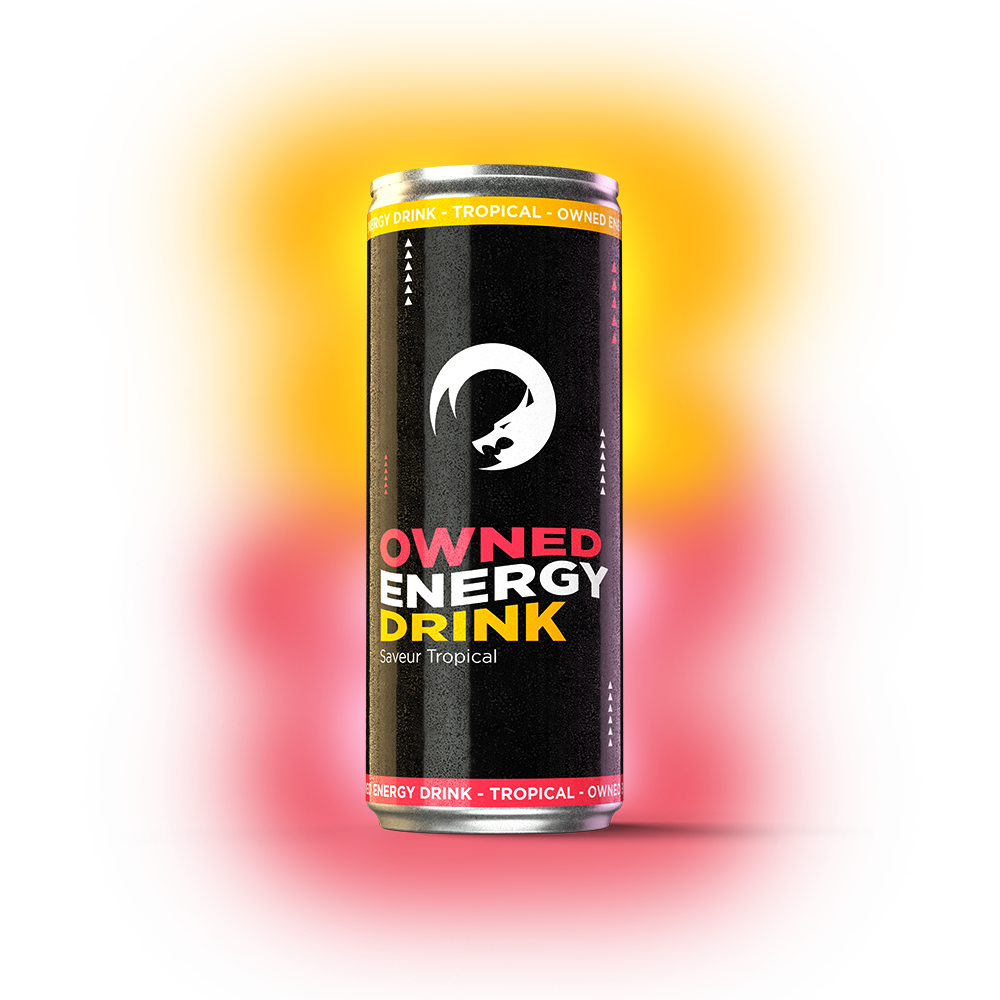 Tropical Sans Sucre - Owned Energy Drink 250ml (x6, x12 ou x24)