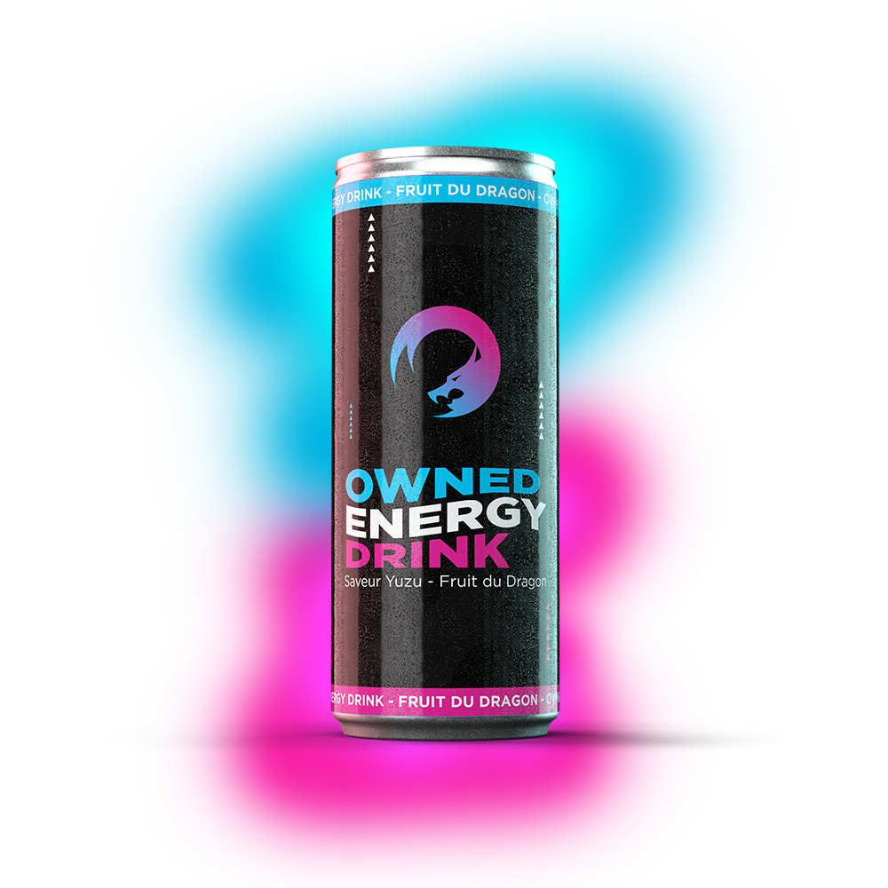 Yuzu & Fruit du Dragon - Owned Energy Drink 250ml (x6, x12 ou x24)