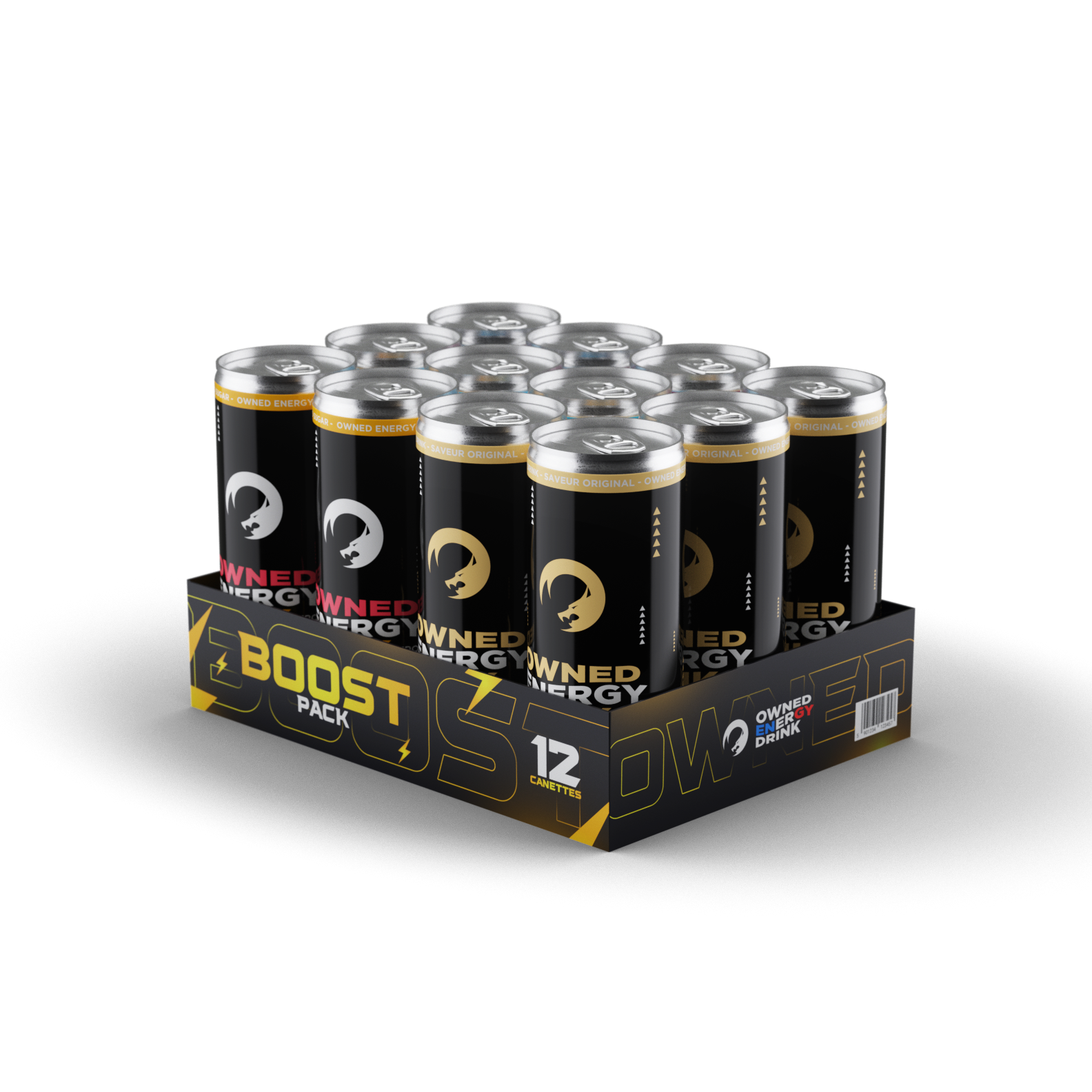 Pack Energy Boost - 12 Canettes